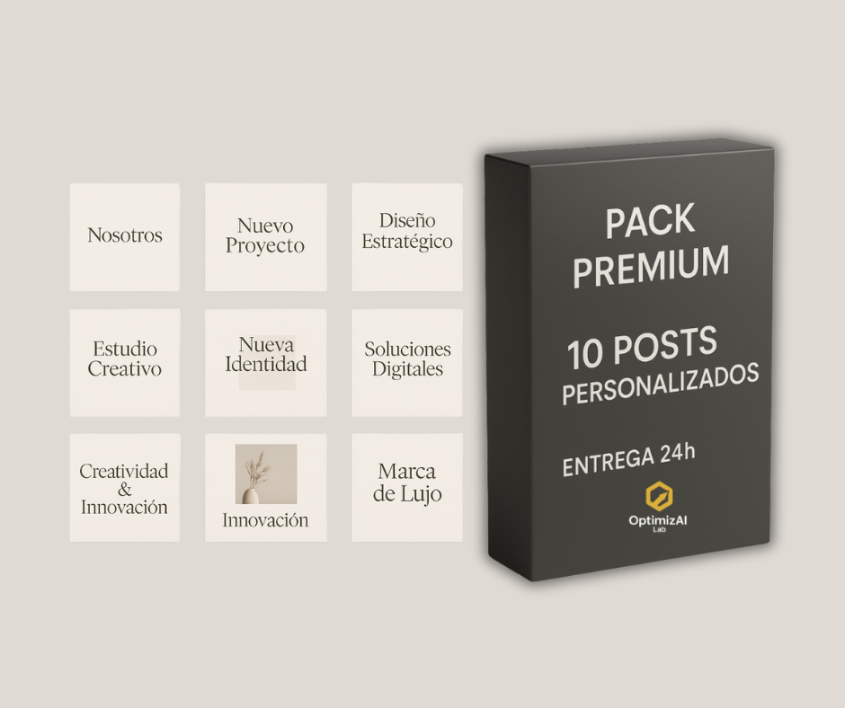 Pack Express 10 Posts Premium | Entrega en 24h